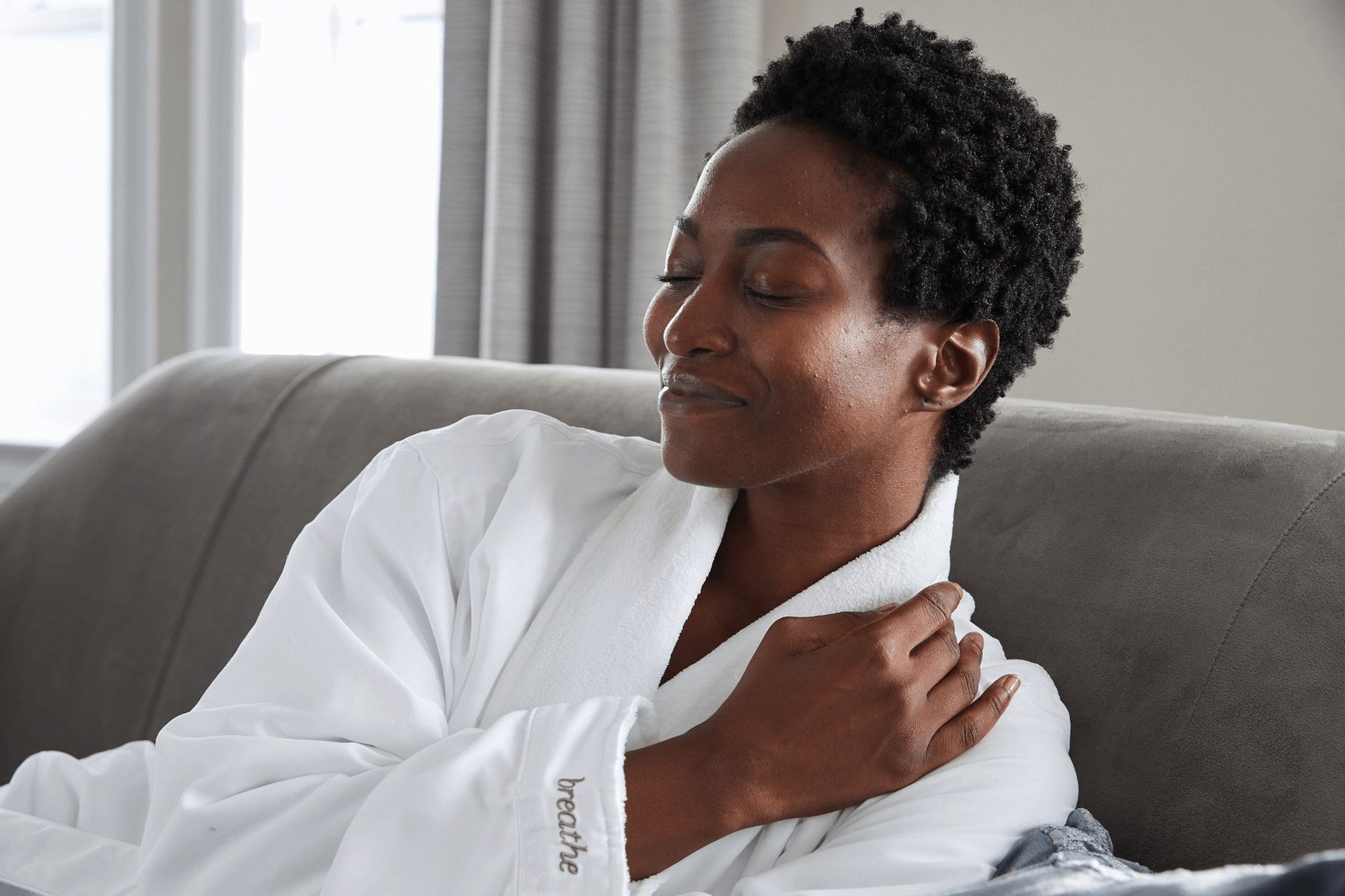 person in a relaxed state