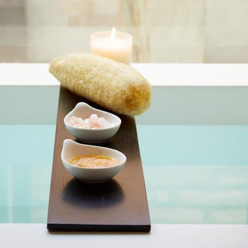 tray of spa tools