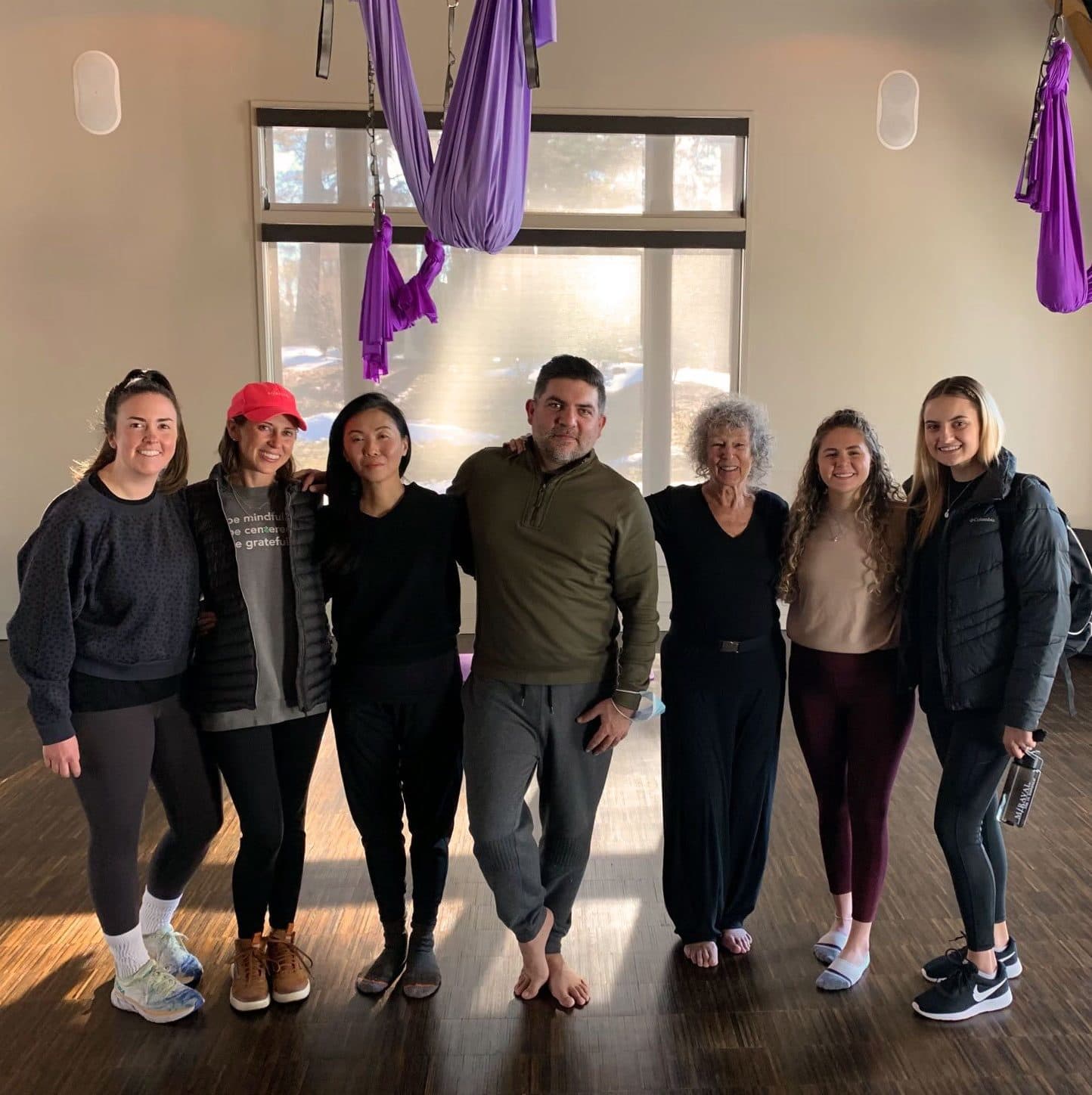 Miraval staff in gym